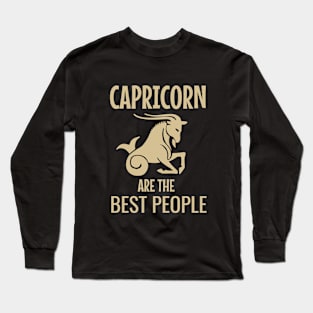 Capricorn are the best people Long Sleeve T-Shirt